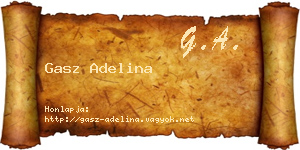 Gasz Adelina névjegykártya